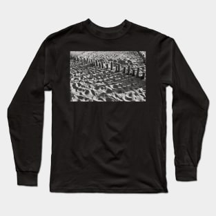 Shadows on the beach Long Sleeve T-Shirt